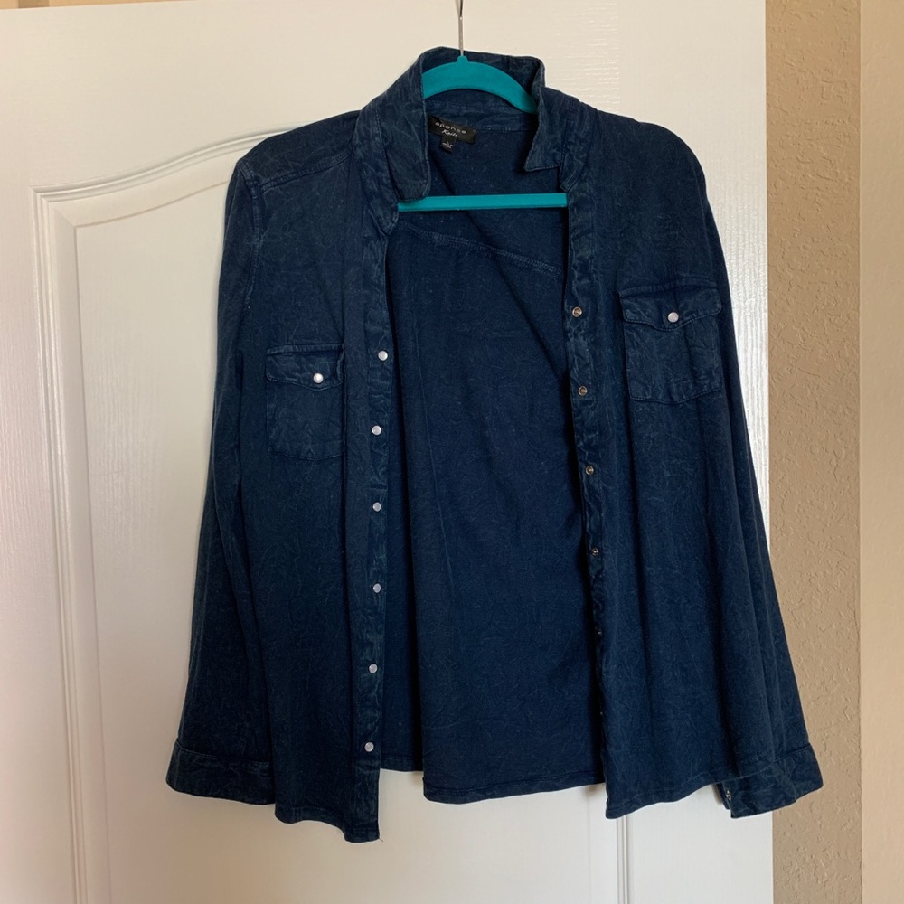Blue Button Down